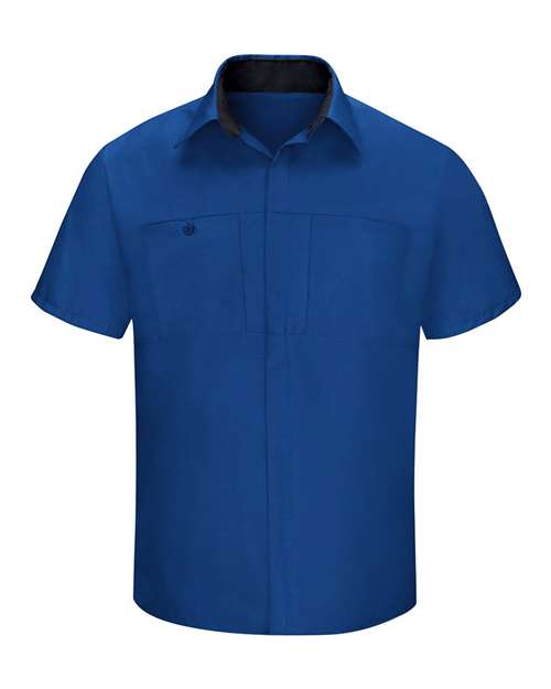 Red Kap SY42 Performance Plus Short Sleeve Shirt with Oilblok Technology