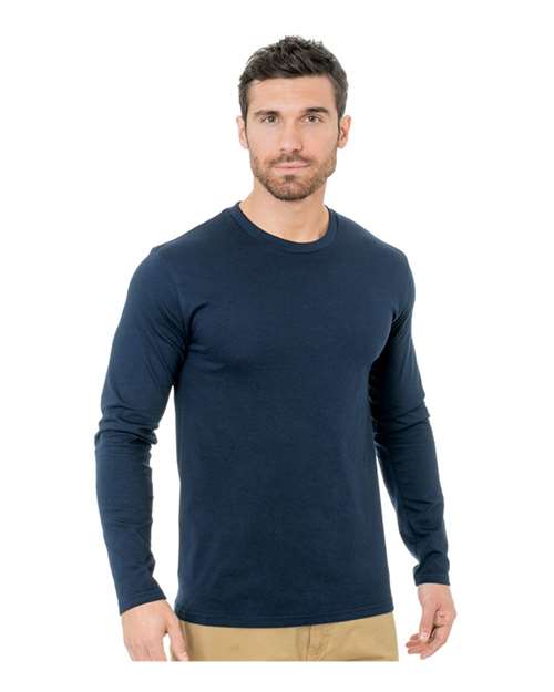 Bayside 9550 Fine Jersey Long Sleeve T-Shirt
