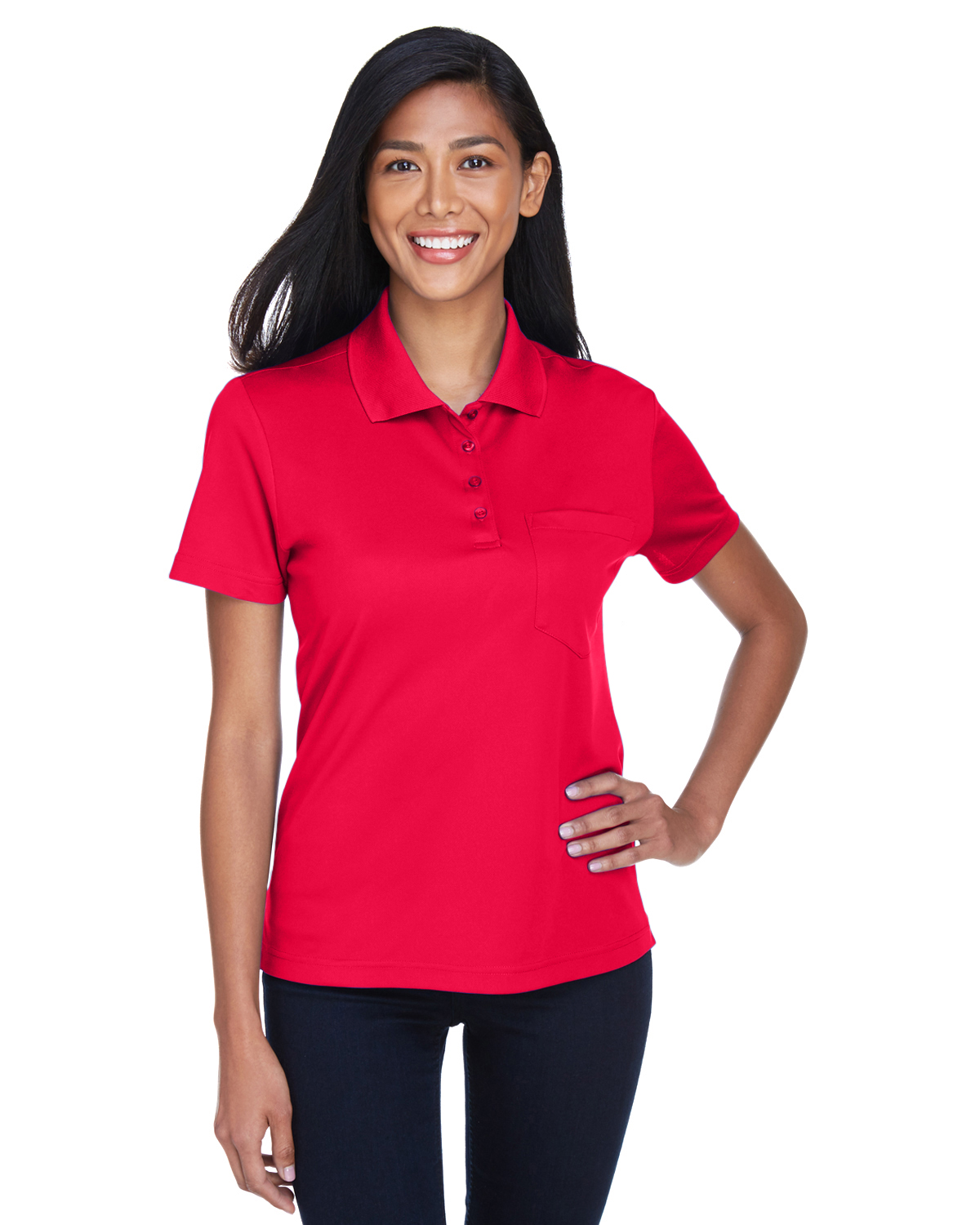 CORE365 78181P Women's Origin Performance Piqu Polo with Pocket