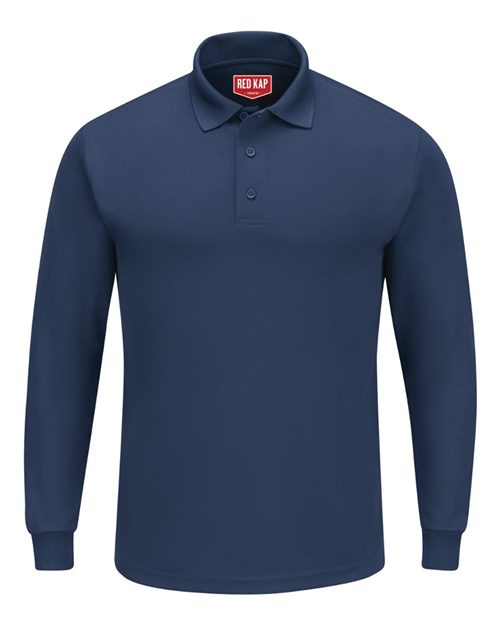 Red Kap SK6L Long Sleeve Performance Knit Polo