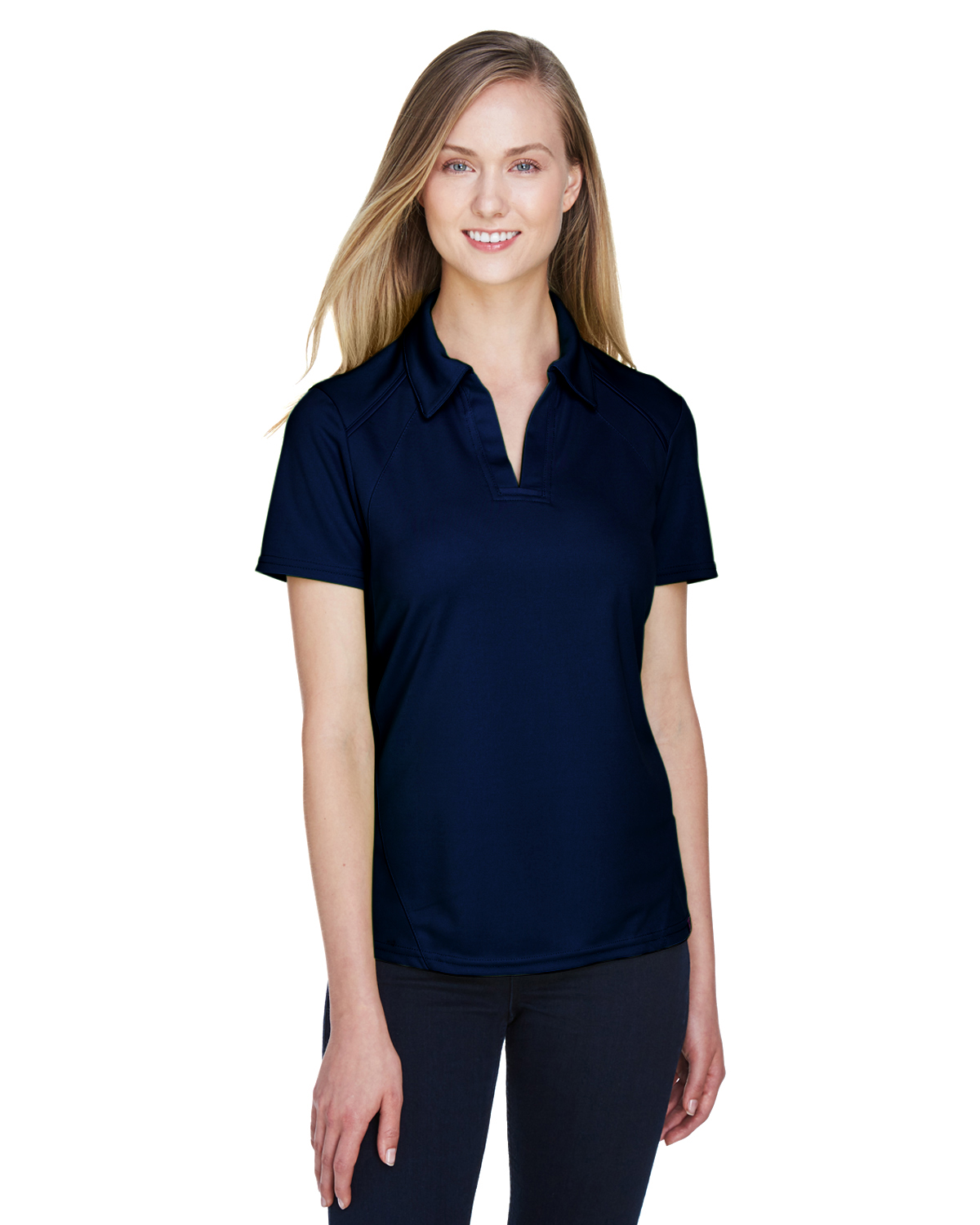 North End 78632 Women's Recycled Polyester Performance Piqu Polo