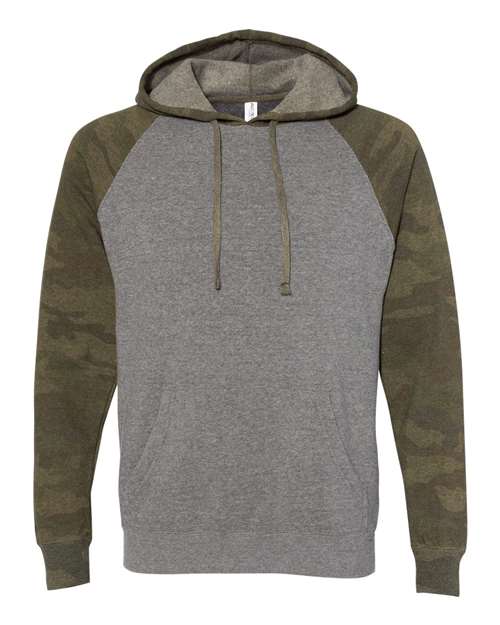 Independent Trading Co. PRM33SBP Special Blend Raglan Hooded Sweatshirt