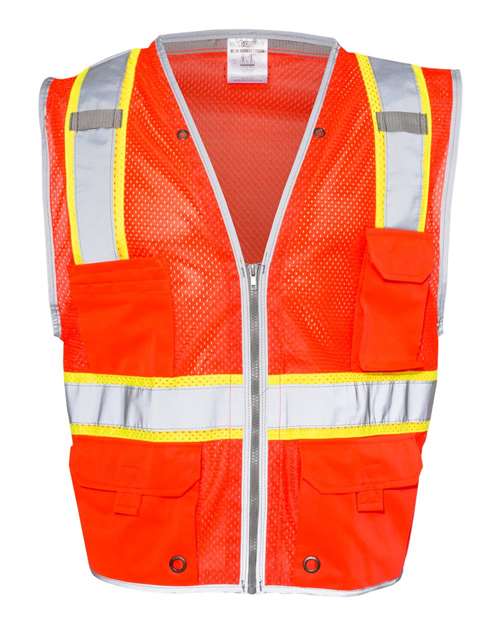 Kishigo 1510-1511 Premium Brilliant Series Heavy-Duty Class 2 Vest