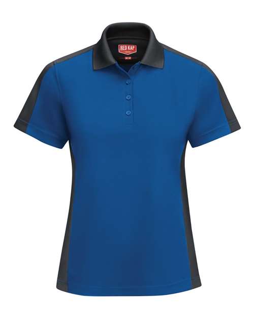 Red Kap SK53 Women's Short Sleeve Performance Knit Two-Tone Polo