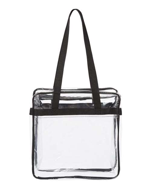 Oad OAD5005 OAD Clear Tote with Zippered Top