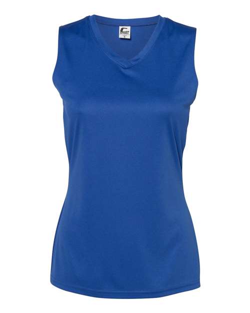 C2 Sport 5663 Women's Sleeveless V-Neck T-Shirt