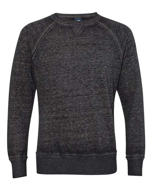 J. America 8920 Vintage Zen Fleece Crewneck Sweatshirt