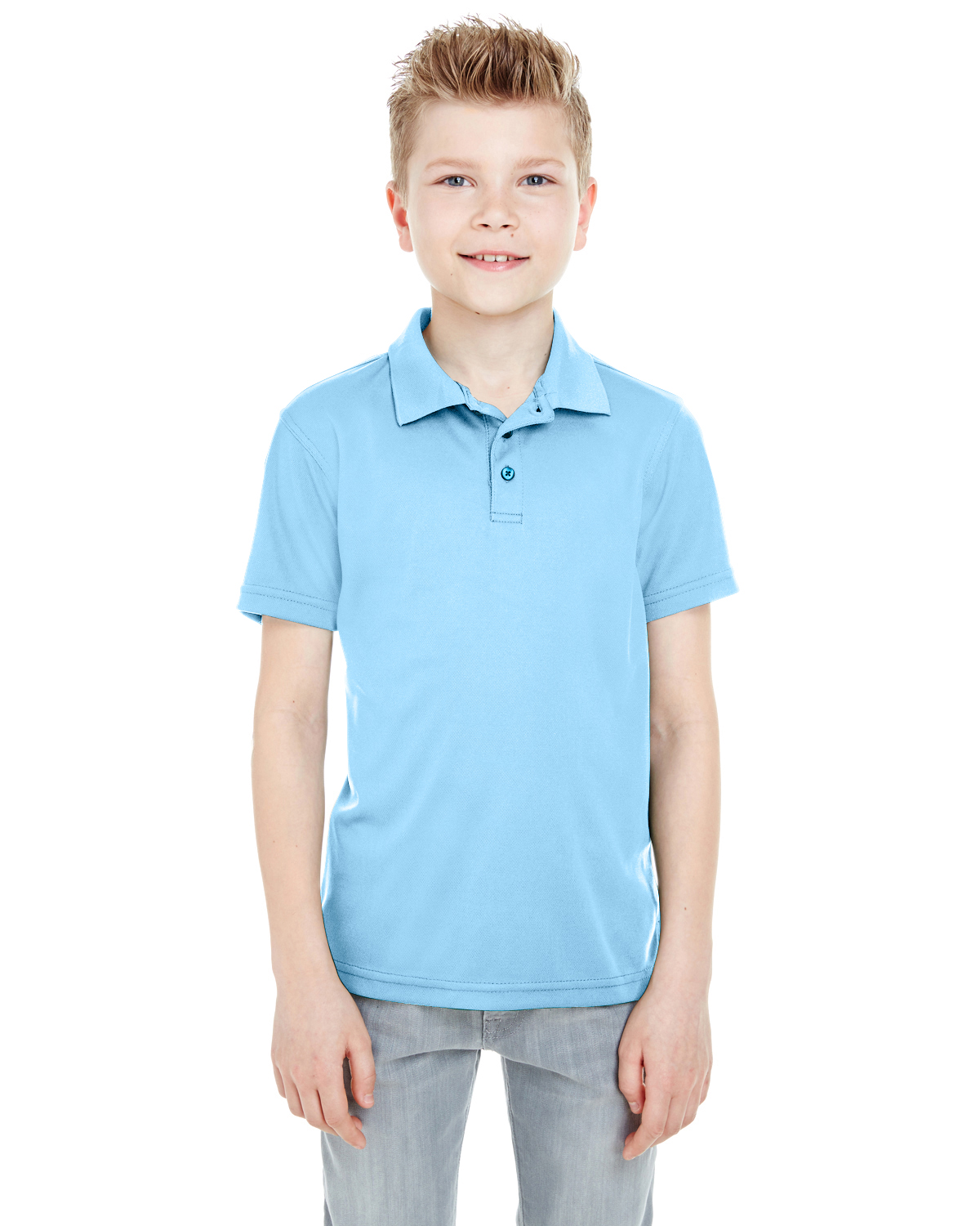 UltraClub 8210Y Youth Cool Dry Mesh PiquPolo