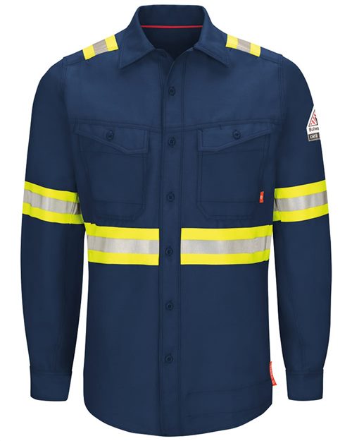 Bulwark QS40E iQ Series Endurance Enhanced Visibility Work Shirt