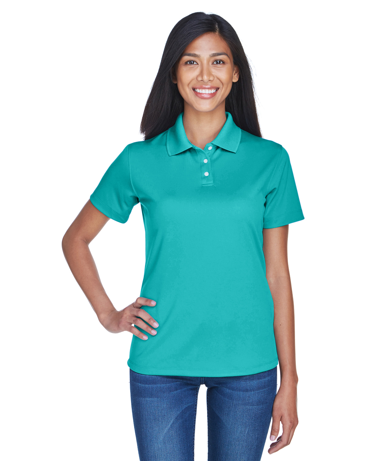 UltraClub 8445L Women's Cool Dry Stain-Release Performance Polo