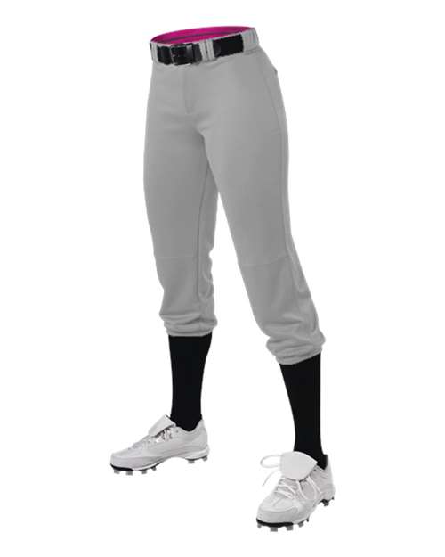 Alleson Athletic 615PSW Women's Belted Speed Premium Fastpitch Pants