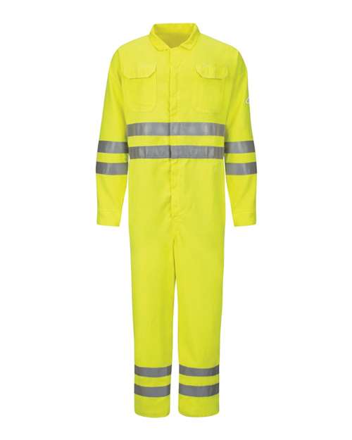 Bulwark CMD8 Hi-Vis Deluxe Coverall with Reflective Trim - CoolTouch 2 7 oz