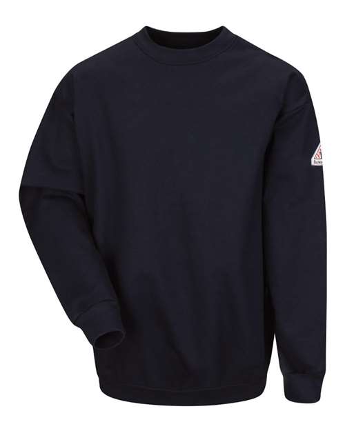 Bulwark SEC2L Pullover Crewneck Sweatshirt - Cotton/Spandex Blend Long Sizes