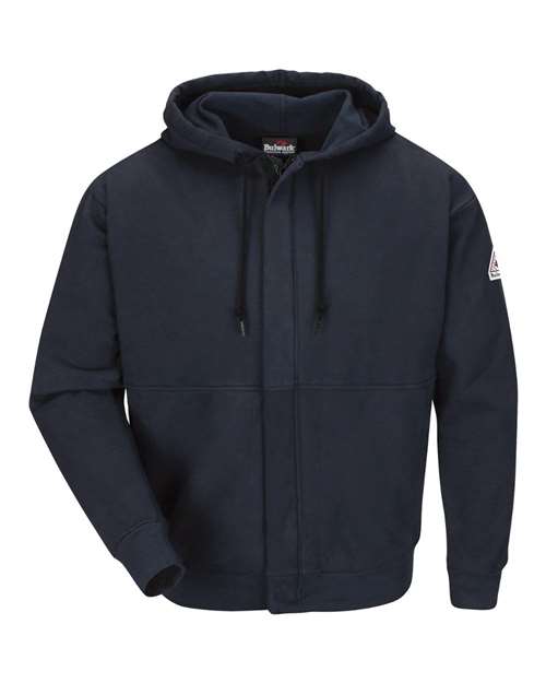 Bulwark SEH4L Zip-Front Hooded Sweatshirt - Long Sizes