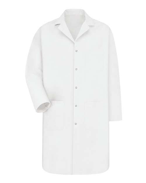 Red Kap KP18L Gripper Front Lab Coat - Long Sizes
