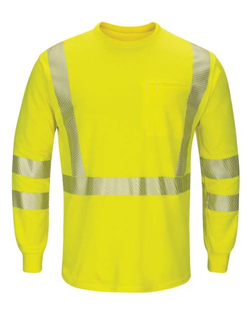 Bulwark SMK8L Hi-Visibility Lightweight Long Sleeve T-Shirt - Sizes