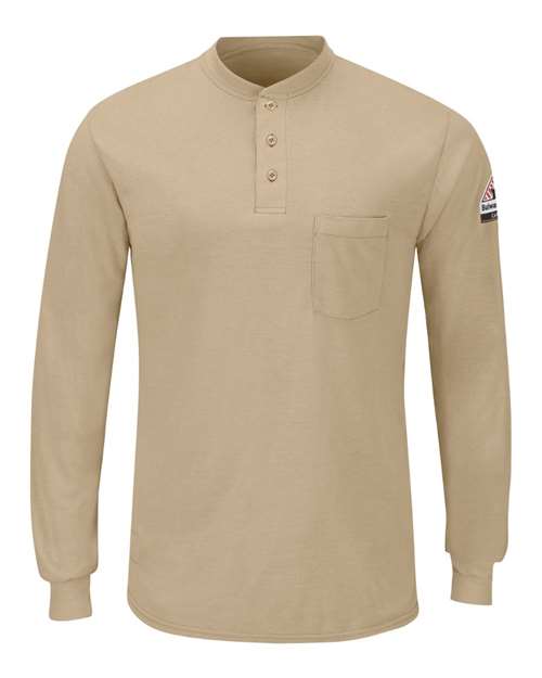 Bulwark SML8L Long Sleeve Henley - Sizes