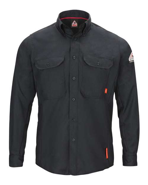 Bulwark QS50 iQ Series Long Sleeve Comfort Woven Lightweight Shirt