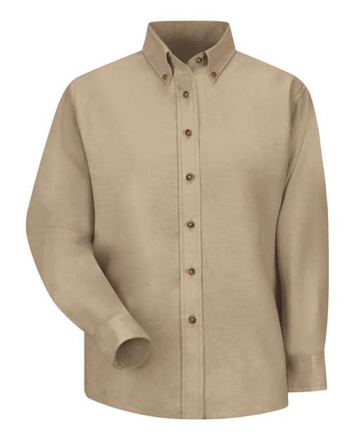 Red Kap SP91 Women's Long Sleeve Poplin Dress Shirt