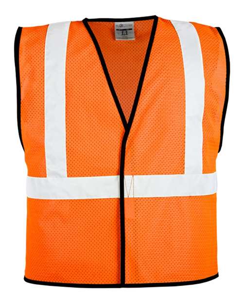 Kishigo 1571-1572 Hook-and-Loop Mesh Vest