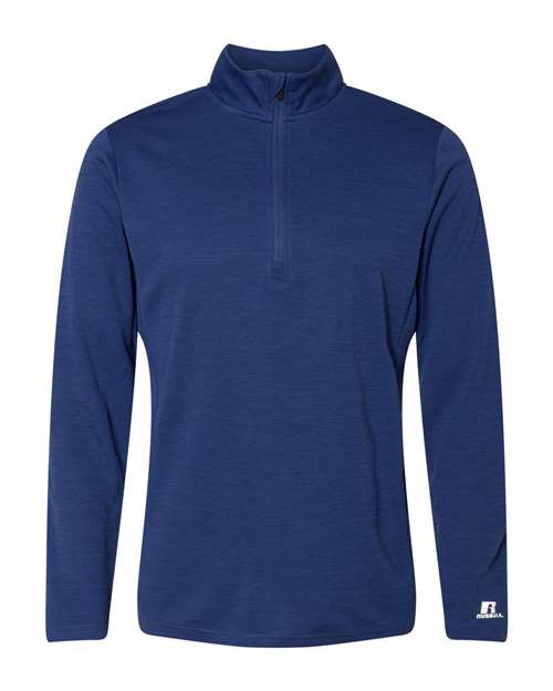 Russell Athletic QZ7EAM Striated Quarter-Zip Pullover
