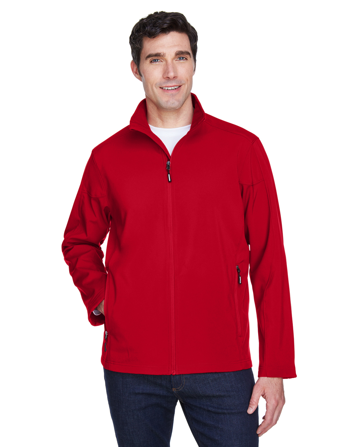 CORE365 88184 Men's Cruise Two-Layer Fleece Bonded Softshell Jacket
