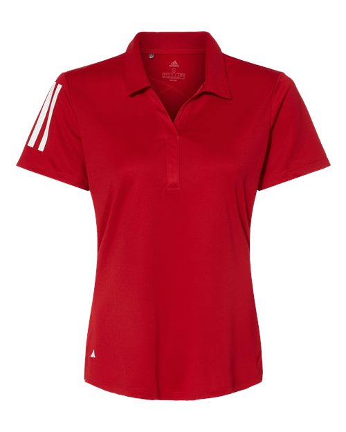 Adidas A481 Women's Floating 3-Stripes Polo