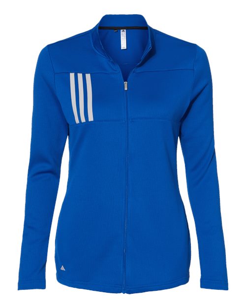 Adidas A483 Women's 3-Stripes Double Knit Full-Zip