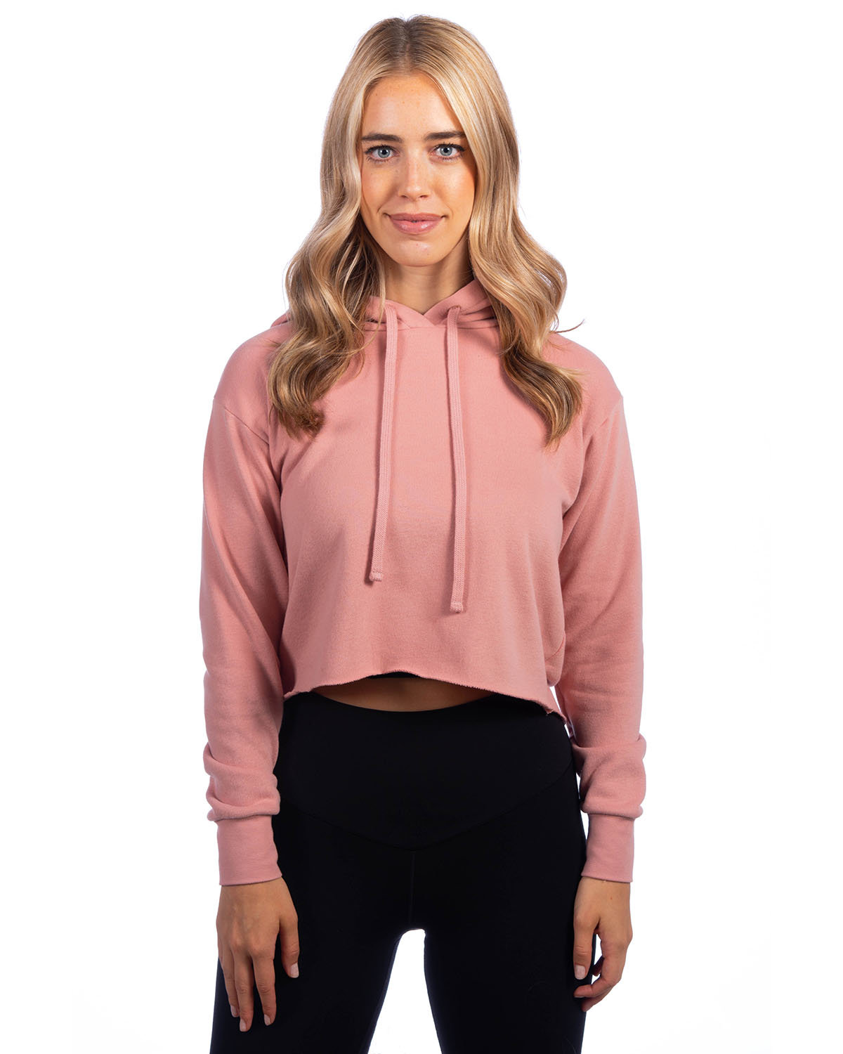 Next Level Apparel 9384 Women's Cropped Pullover Hooded Sweatshirt