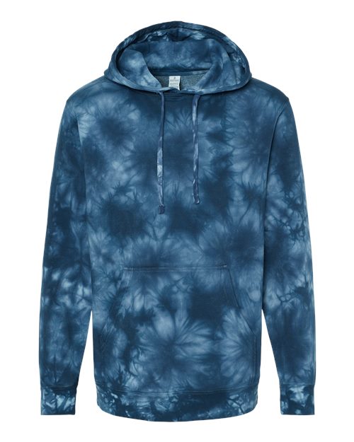 Independent Trading Co. PRM4500TD Midweight Tie-Dyed Hooded Sweatshirt