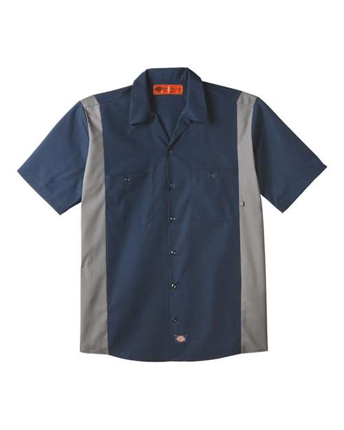 Dickies LS524 Industrial Colorblocked Short Sleeve Shirt