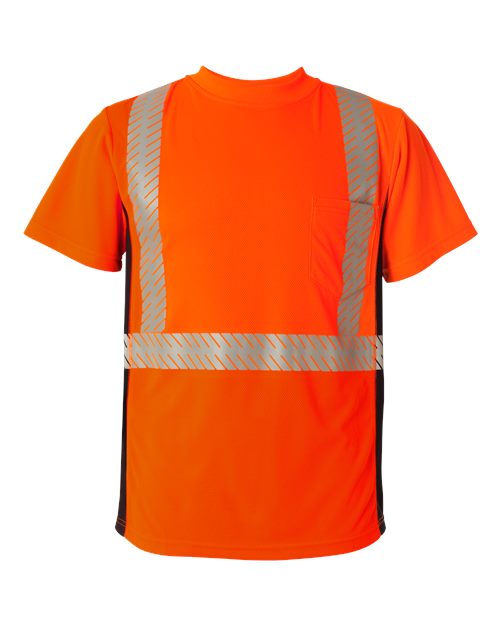 Kishigo 9114-9115 Premium Black Series Breathable Tape Class 2 T-Shirt