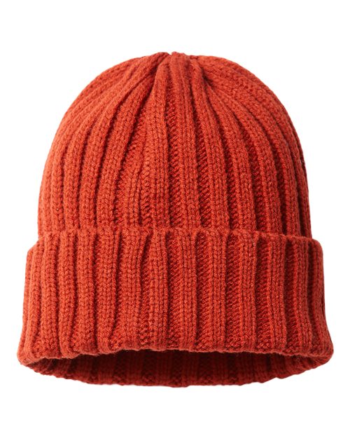 Atlantis Headwear SHORE Sustainable Cable Knit Cuffed Beanie