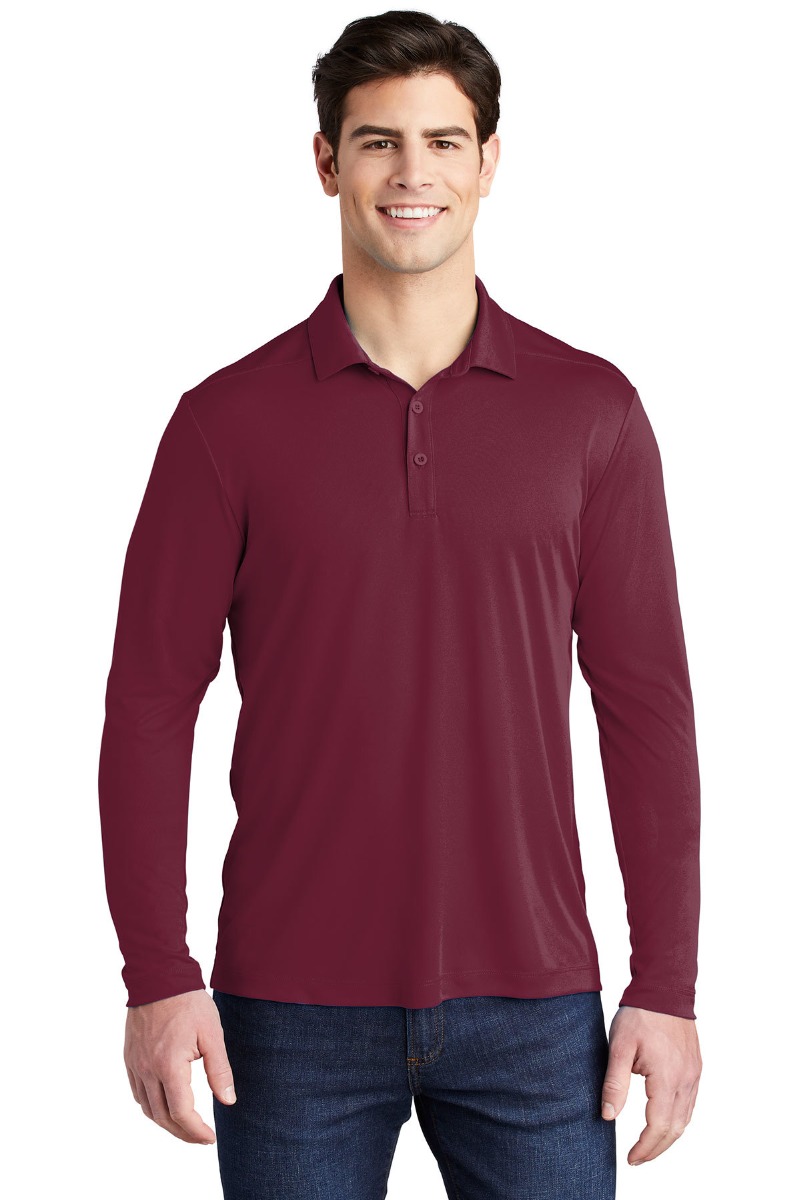 Sport-Tek ST520LS Posi-UV Pro Long Sleeve Polo