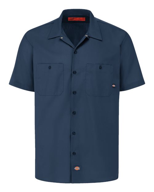 Dickies S535L Industrial Short Sleeve Work Shirt - Long Sizes
