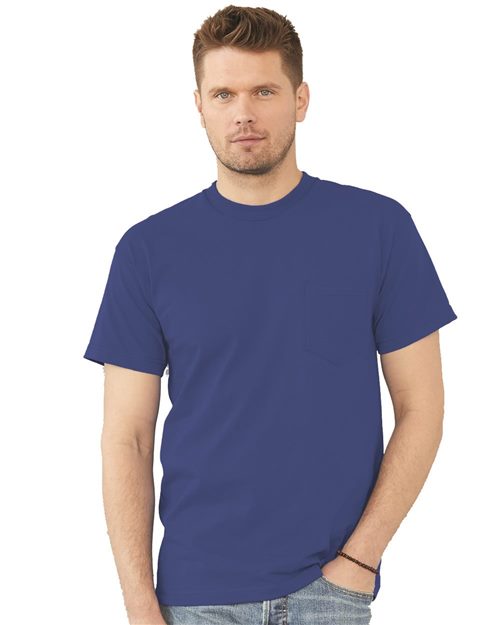 Bayside 7100 USA-Made Pocket T-Shirt