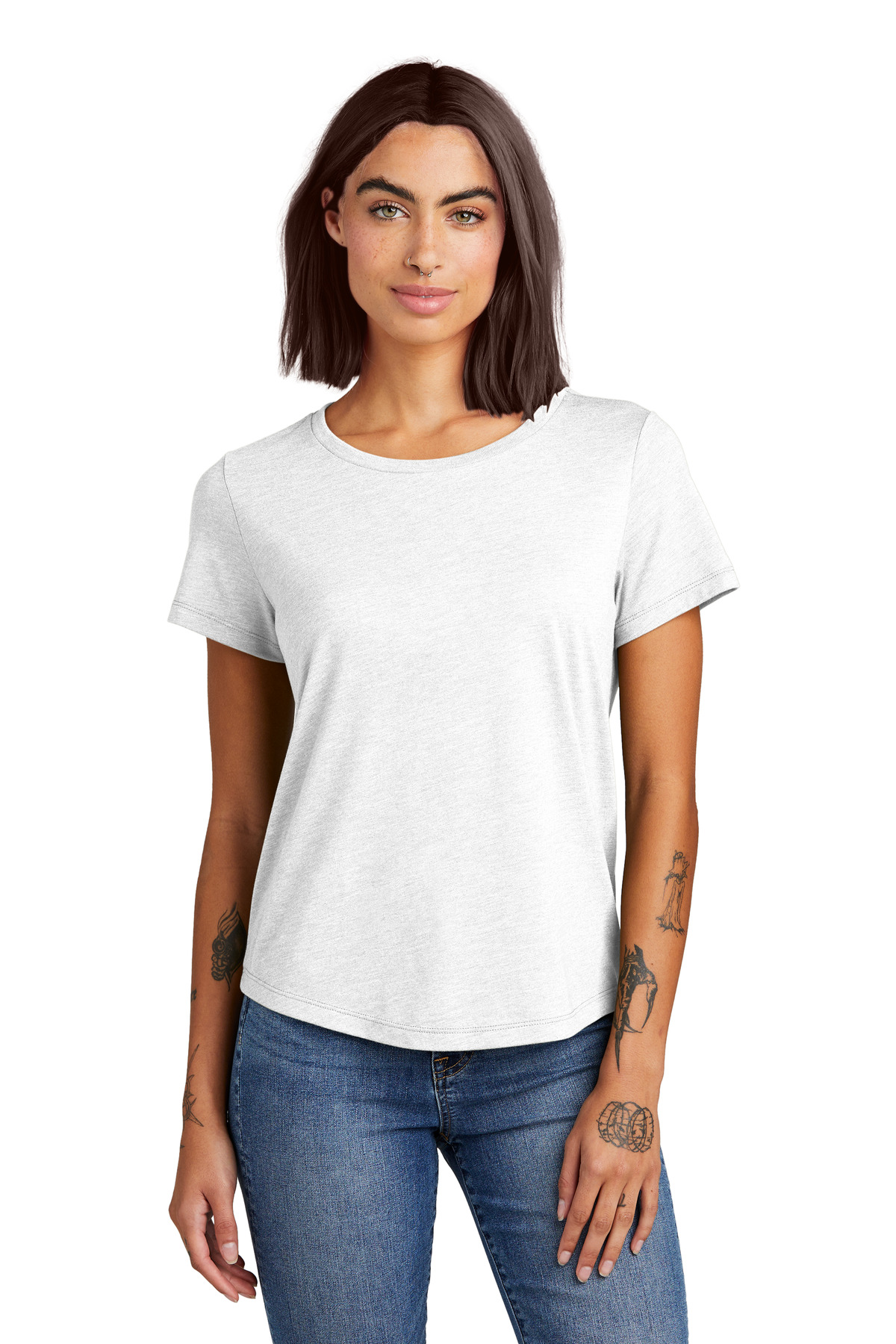 AllMade AL2015 Allmade Women's Relaxed Tri-Blend Scoop Neck Tee