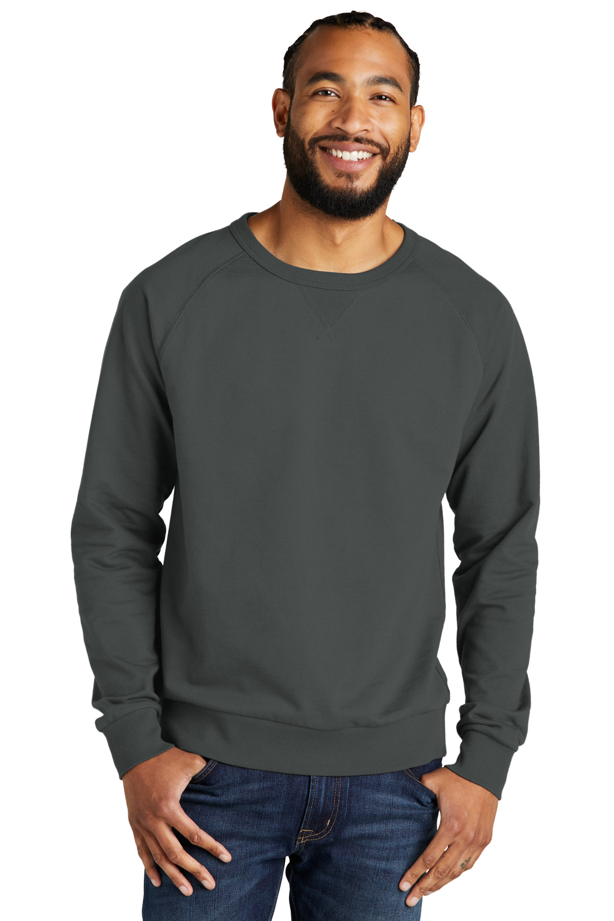 AllMade AL4004 Allmade Unisex Organic French Terry Crewneck Sweatshirt