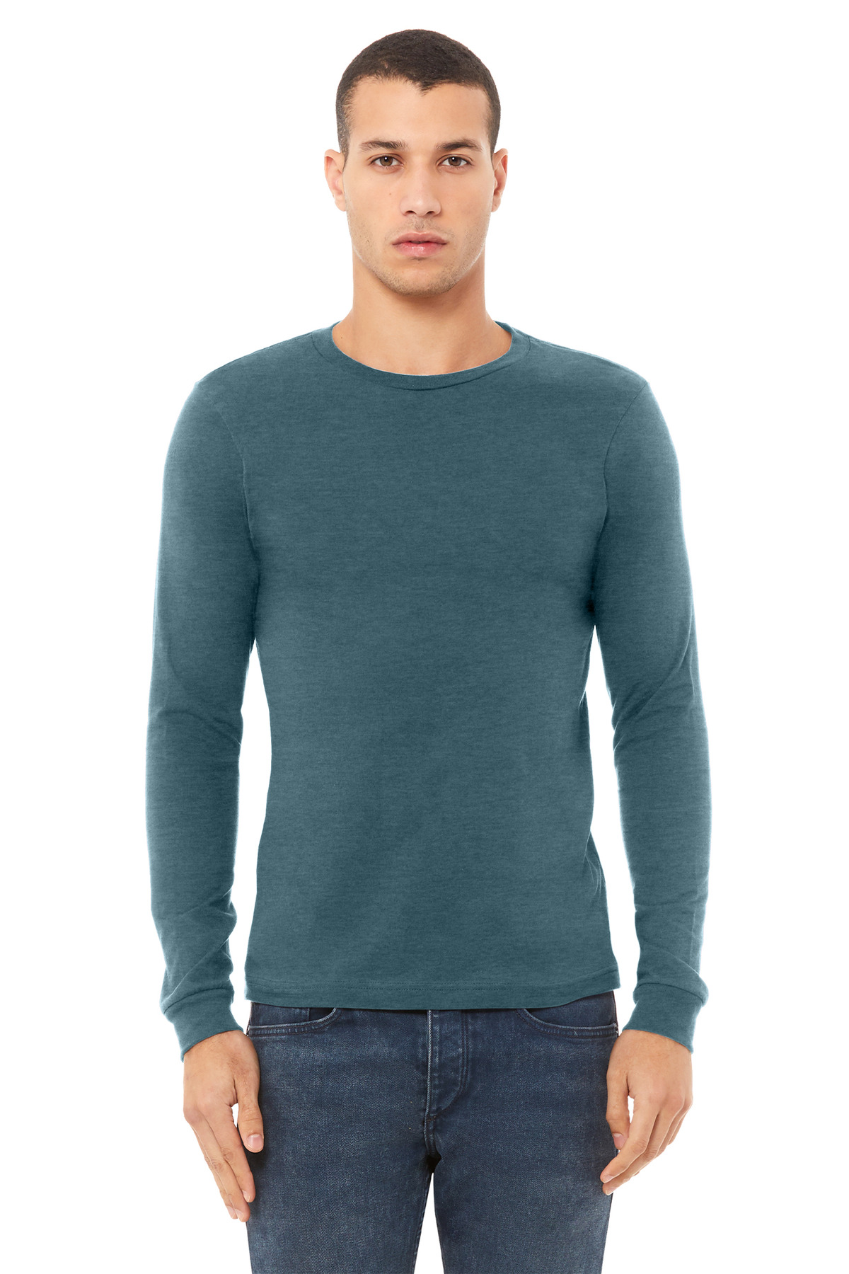 Bella + Canvas BC3501CVC Unisex Heather CVC Long Sleeve Tee