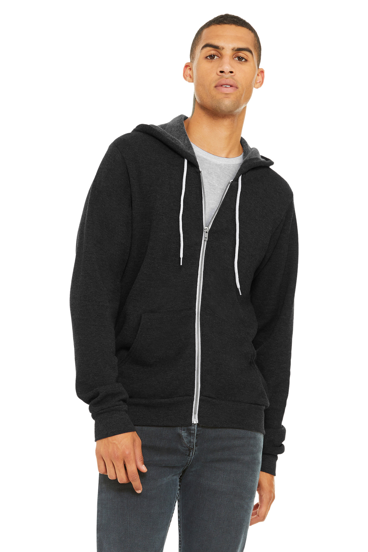 Bella + Canvas BC3739 Unisex Sponge Fleece Full-Zip Hoodie