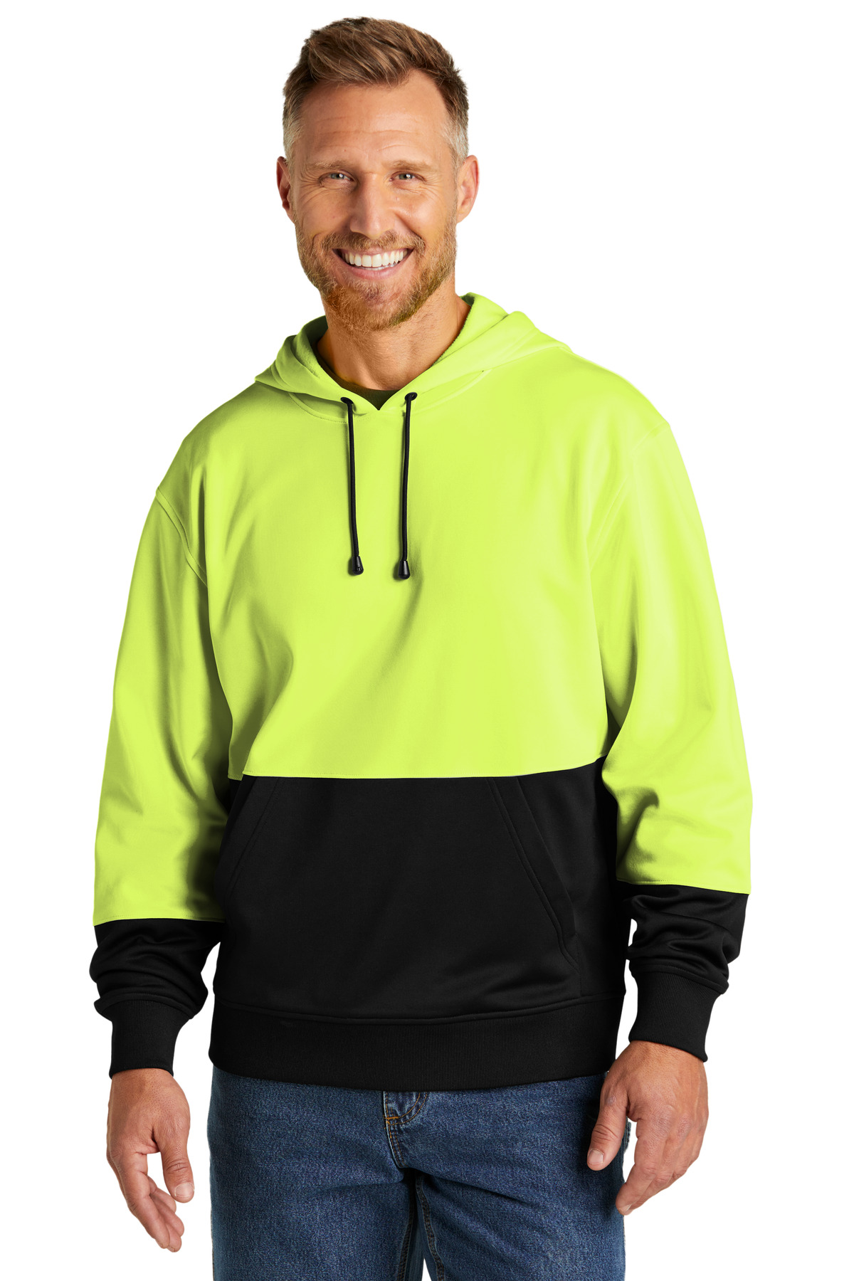 CornerStone CSF01 Enhanced Visibility Fleece Pullover Hoodie