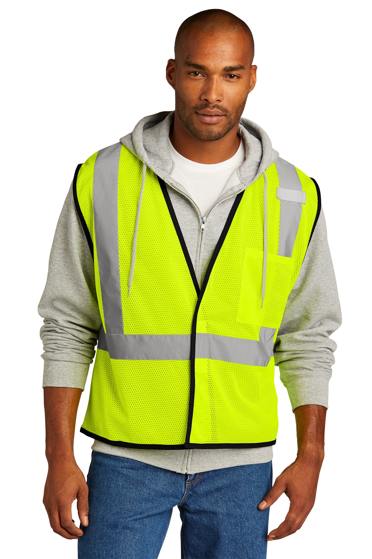 CornerStone CSV100 ANSI 107 Class 2 Economy Mesh One-Pocket Vest
