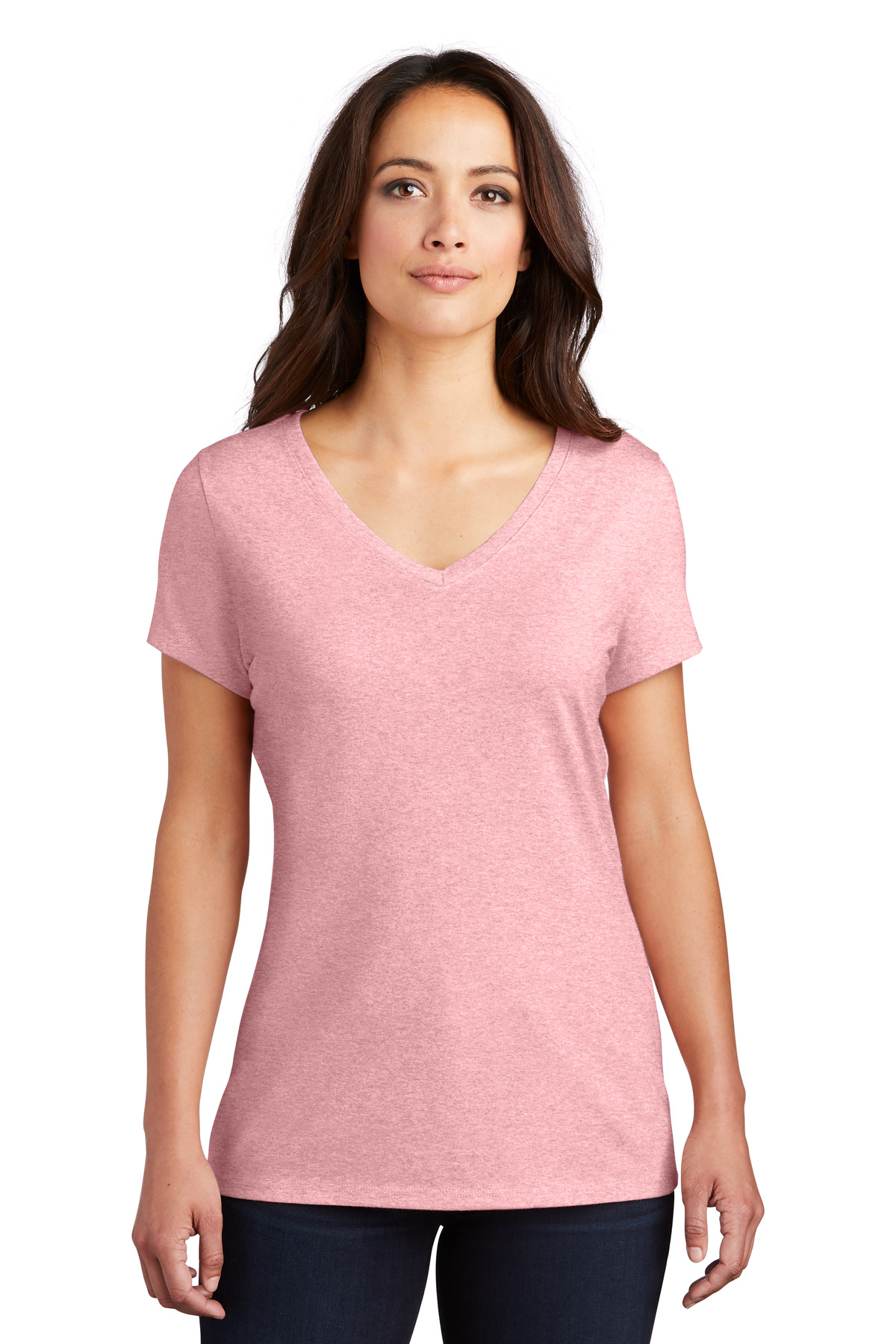 District DM1350L Women's Perfect Tri V-Neck Tee