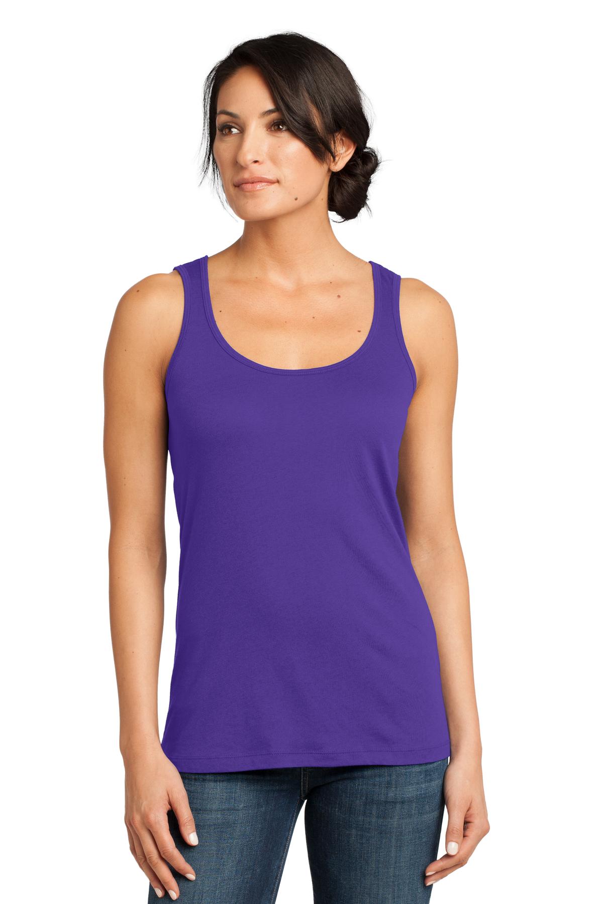 District DM481 CLOSEOUT Made Ladies Modal Blend Tank