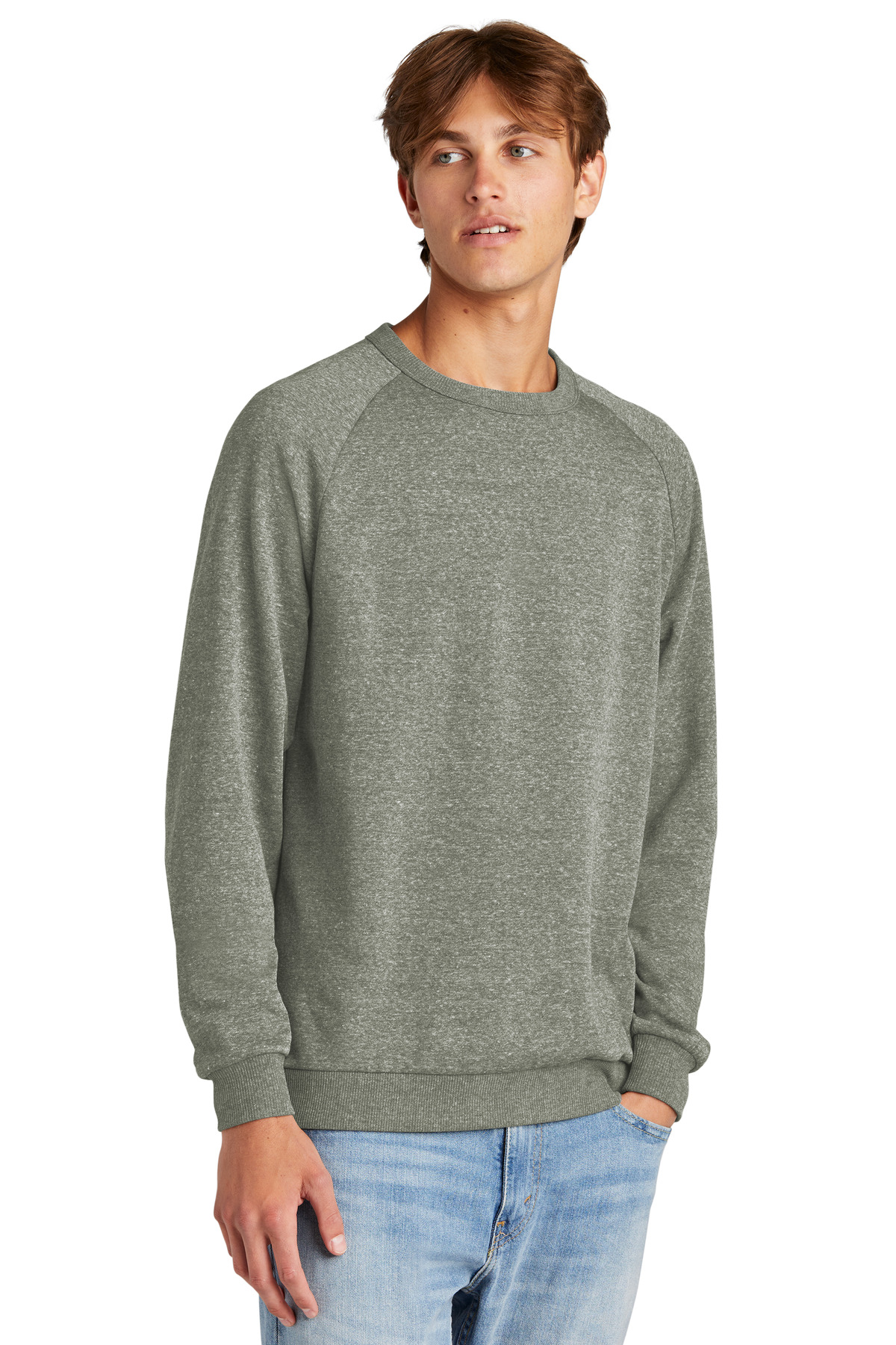 District DT1304 Perfect Tri Fleece Crewneck Sweatshirt