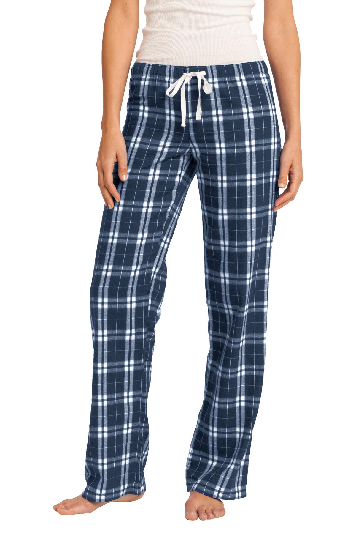 District DT2800 Women's Flannel Plaid Pant