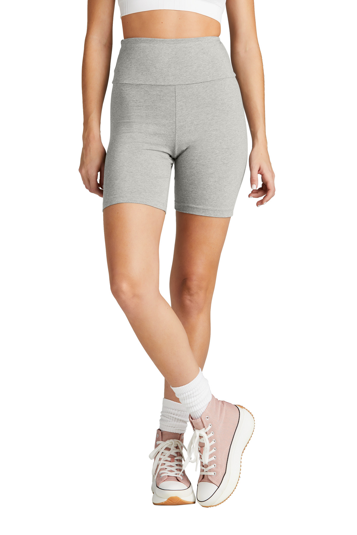 District DT7509 Women's Flex High-Waist Bike Short