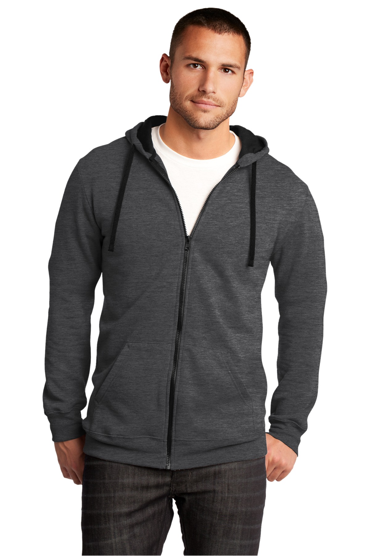 District DT800 The Concert Fleece Full-Zip Hoodie