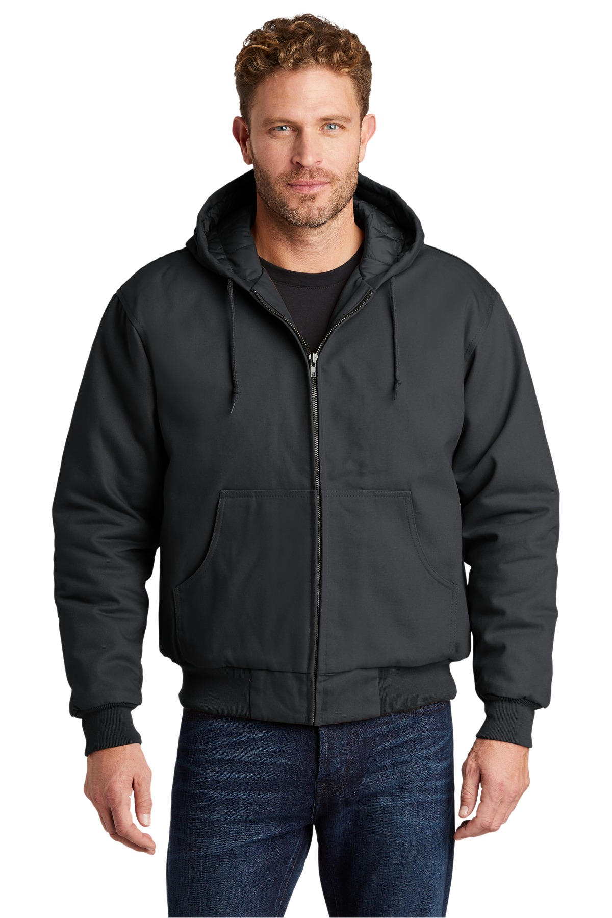 CornerStone J763H Duck Cloth Hooded Work Jacket