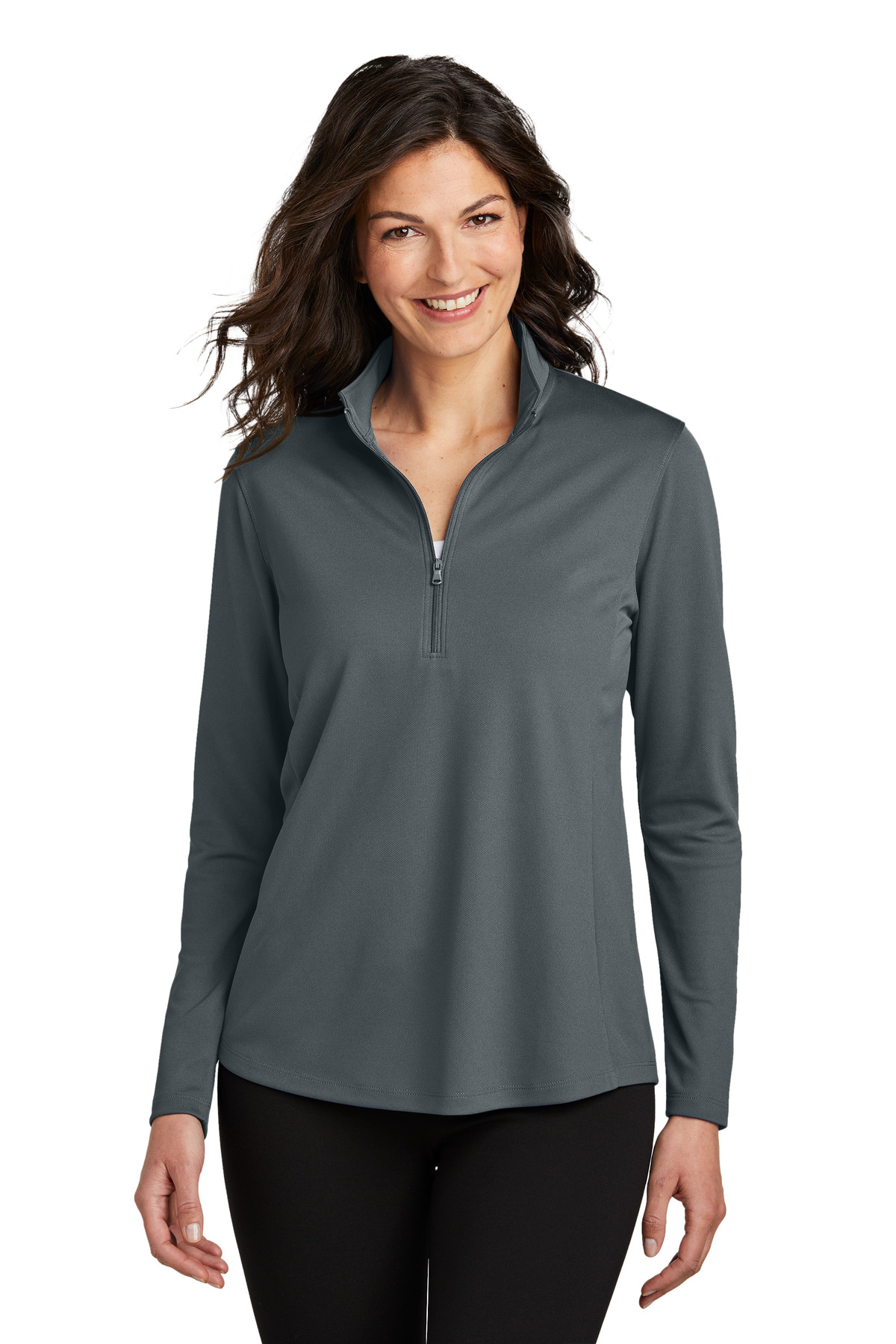 Port Authority LK112 Ladies Dry Zone UV Micro-Mesh 1/4-Zip
